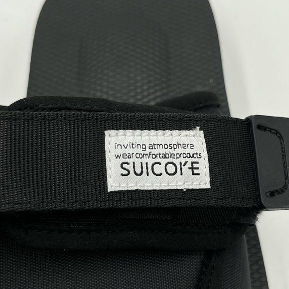 Suicoke Moto-Cab Nylon Slide Sandals - Black - Picture 8 of 8